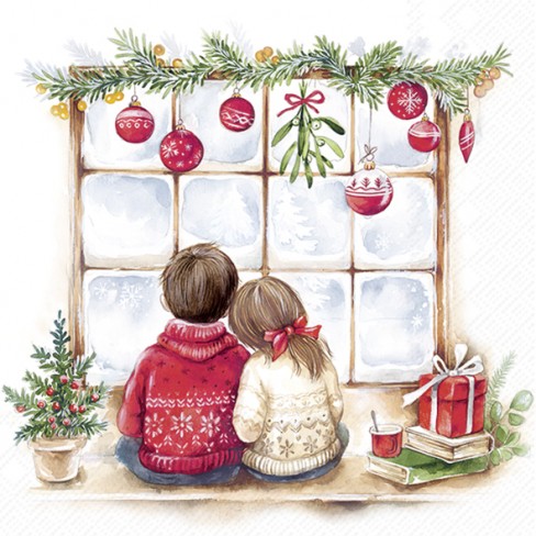 Салфетки 20бр Looking For Christmas
